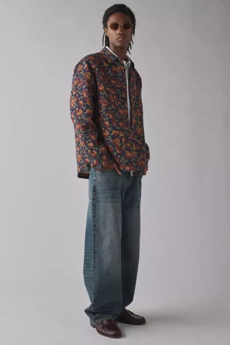 UO The Baggy Jacquard Dress Shirt