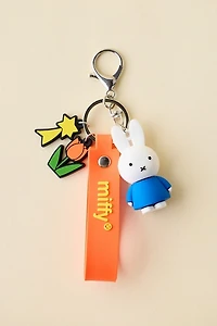 Miffy Flower & Star 3D Character Lanyard Keychain