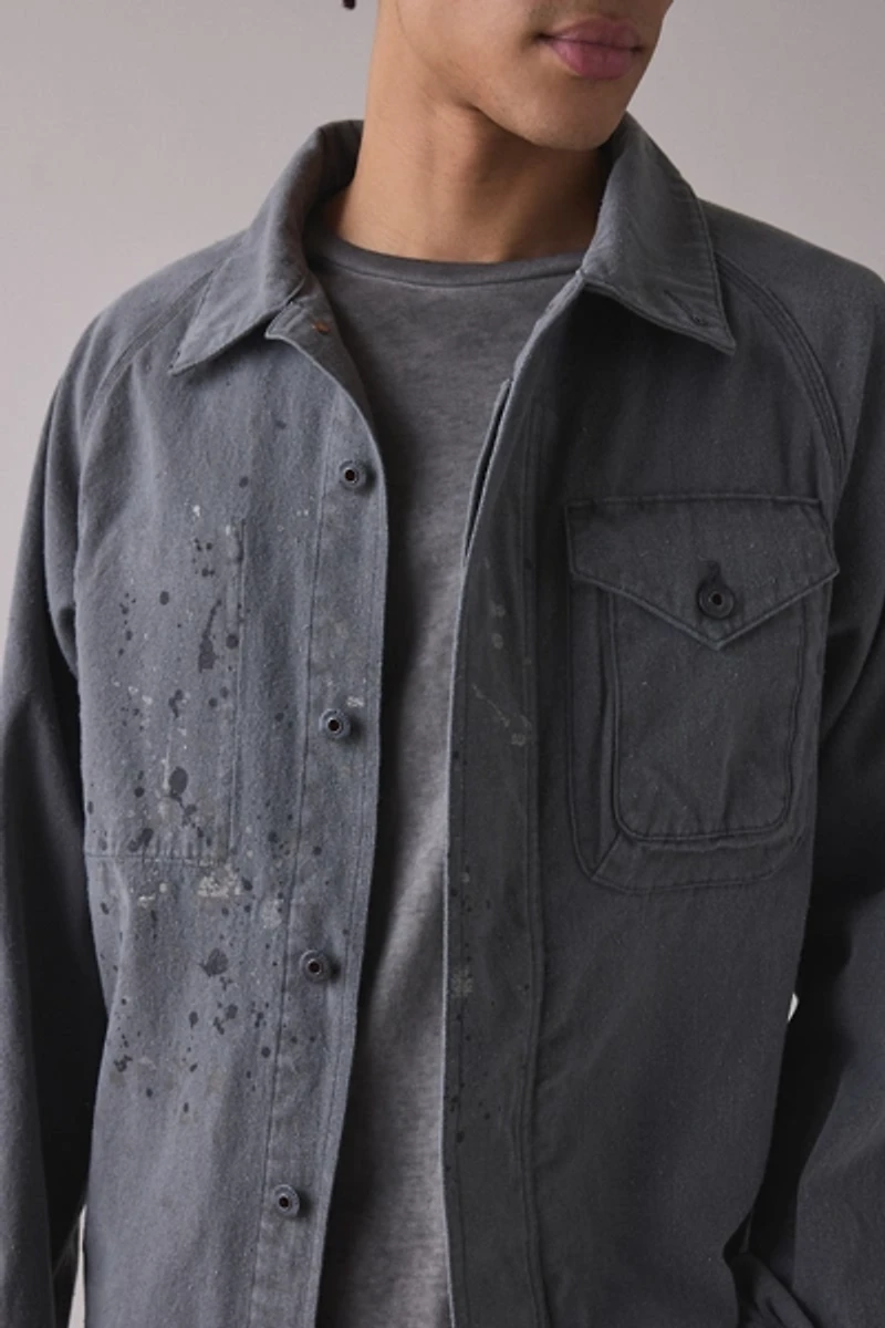 Snow Peak Sulfur-Dyed Paint Splatter Jacket