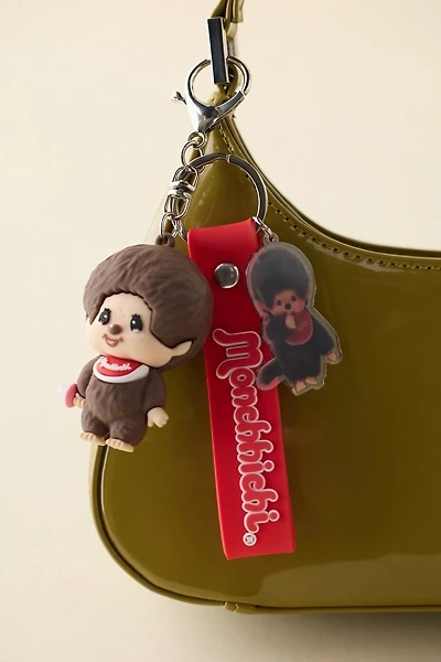 Monchhichi 3D Character Lanyard Keychain
