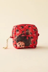 Monchhichi Mini Quilted Dopp Kit Pouch Keychain