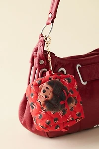 Monchhichi Mini Quilted Dopp Kit Pouch Keychain