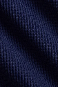 Polo Ralph Lauren Waffle Knit Cotton-Linen Short Sleeve Shirt