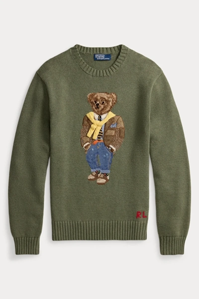 Polo Ralph Lauren Bear Logo Crew Neck Sweater