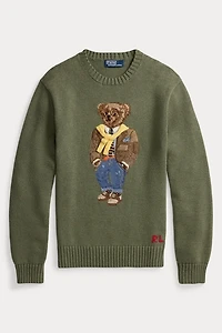 Polo Ralph Lauren Bear Logo Crew Neck Sweater