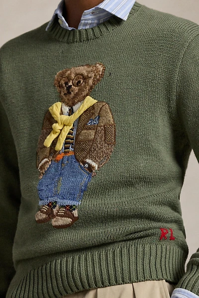 Polo Ralph Lauren Bear Logo Crew Neck Sweater