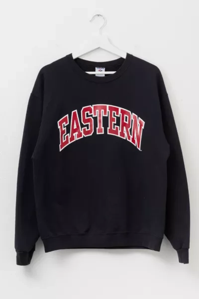 Vintage Y2K Black Graphic Eastern Spell Out Sweatshirt