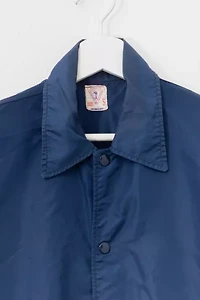 Vintage 1960s Distressed Navy Blue Lightweight Coaches Jacket