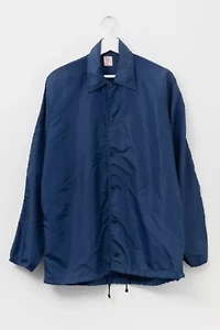 Vintage 1960s Distressed Navy Blue Lightweight Coaches Jacket
