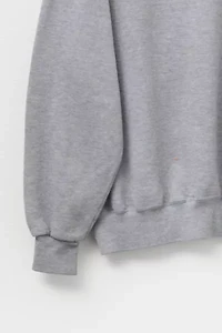 Vintage 1990s Russell Athletic Distressed Gray Crewneck Sweatshirt