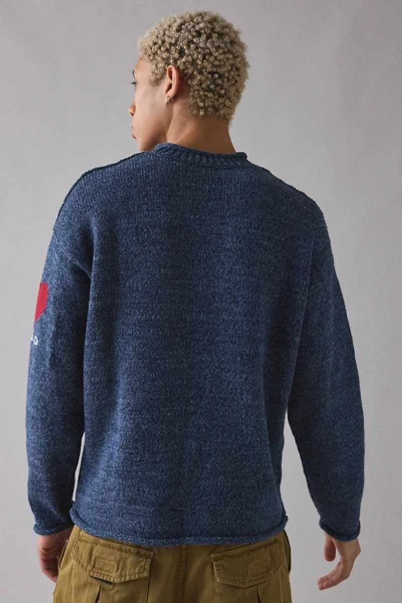 Polo Ralph Lauren Intarsia Flag Rollneck Sweater