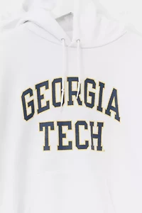 Vintage Y2K Champion Georgia Tech Spell Out Hoodie Sweatshirt