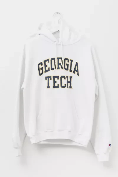 Vintage Y2K Champion Georgia Tech Spell Out Hoodie Sweatshirt
