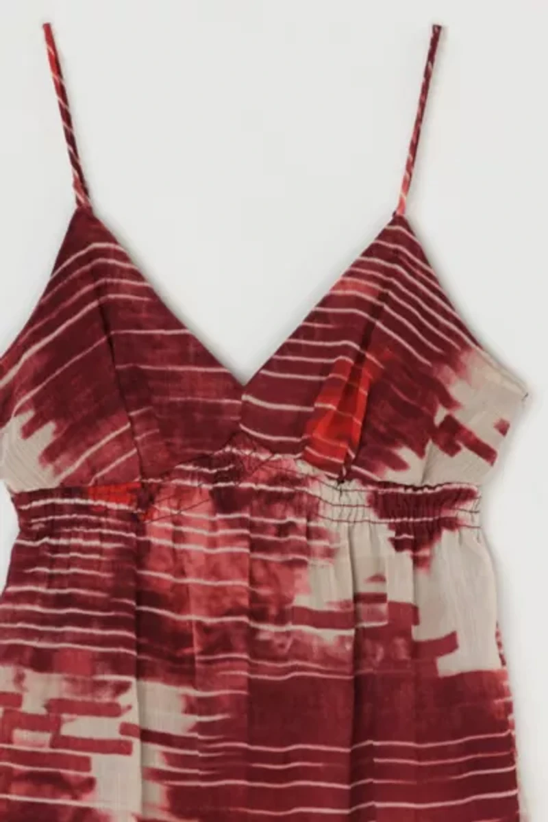 Vintage Y2k Dark Red Mini Dress
