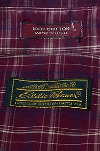 Vintage 1970's Eddie Bauer Plaid Shirt