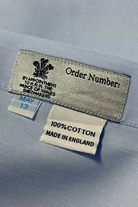 Vintage 1990's Turnbull & Asser Bespoke England Broadcloth Shirt