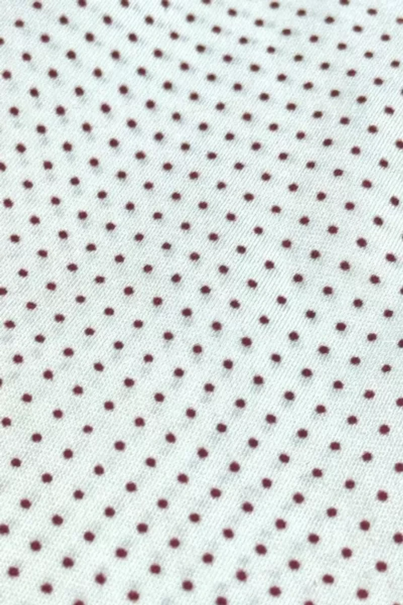 Vintage 1970's Penney's  Selvedge Polka Dot Shirt