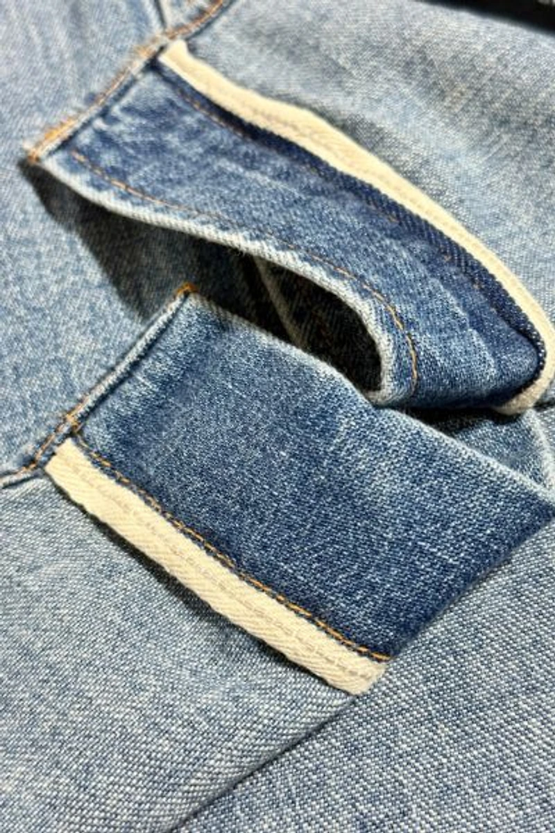 Vintage 2000's Visvim Faded Denim Western Pearl Snap Shirt