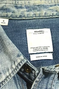 Vintage 2000's Visvim Faded Denim Western Pearl Snap Shirt