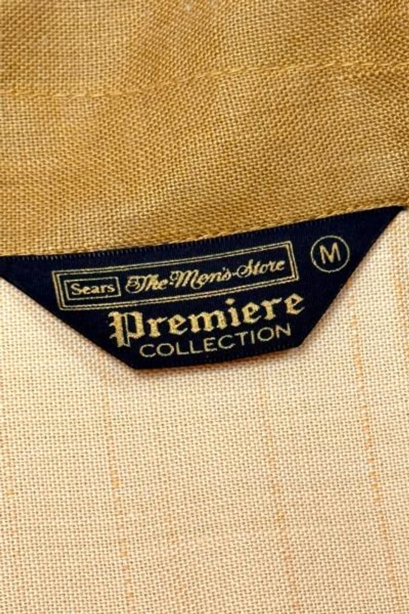 Vintage 1960's Sears Premiere  Embroidered Selvedge Shirt-Jac Shirt