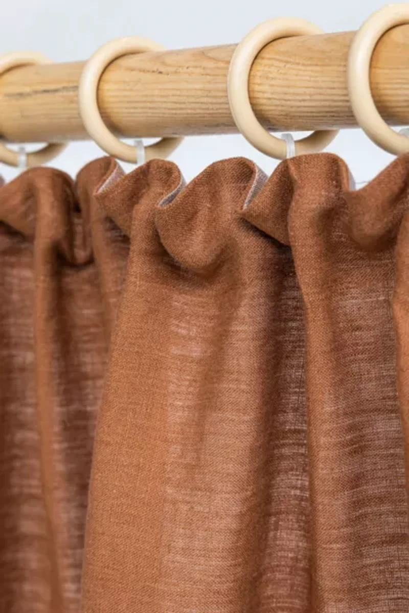 MagicLinen Linen Pencil Pleat Curtains