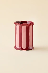 Marnie Striped Ceramic Bath Tumbler