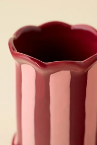 Marnie Striped Ceramic Bath Tumbler