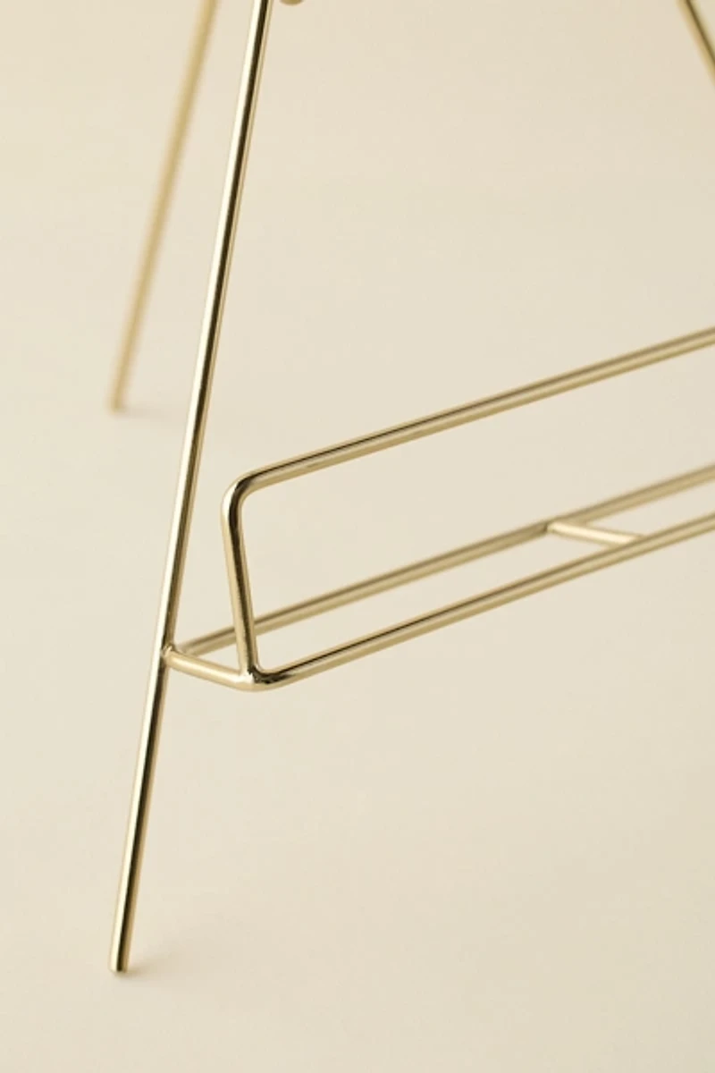 Easel Record Storage Standing Shelf
