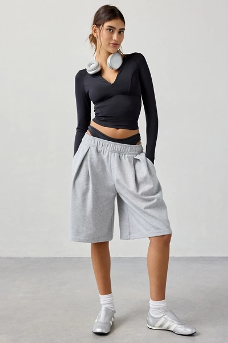 Out From Under FuseForm Seamed Quarter Zip Long Sleeve Top