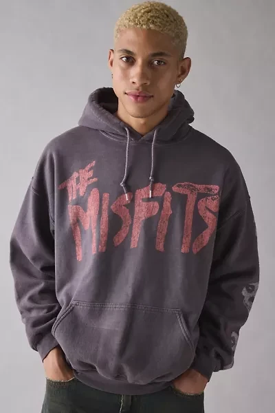 Misfits Skull Graphic Hoodie Sweatshirt