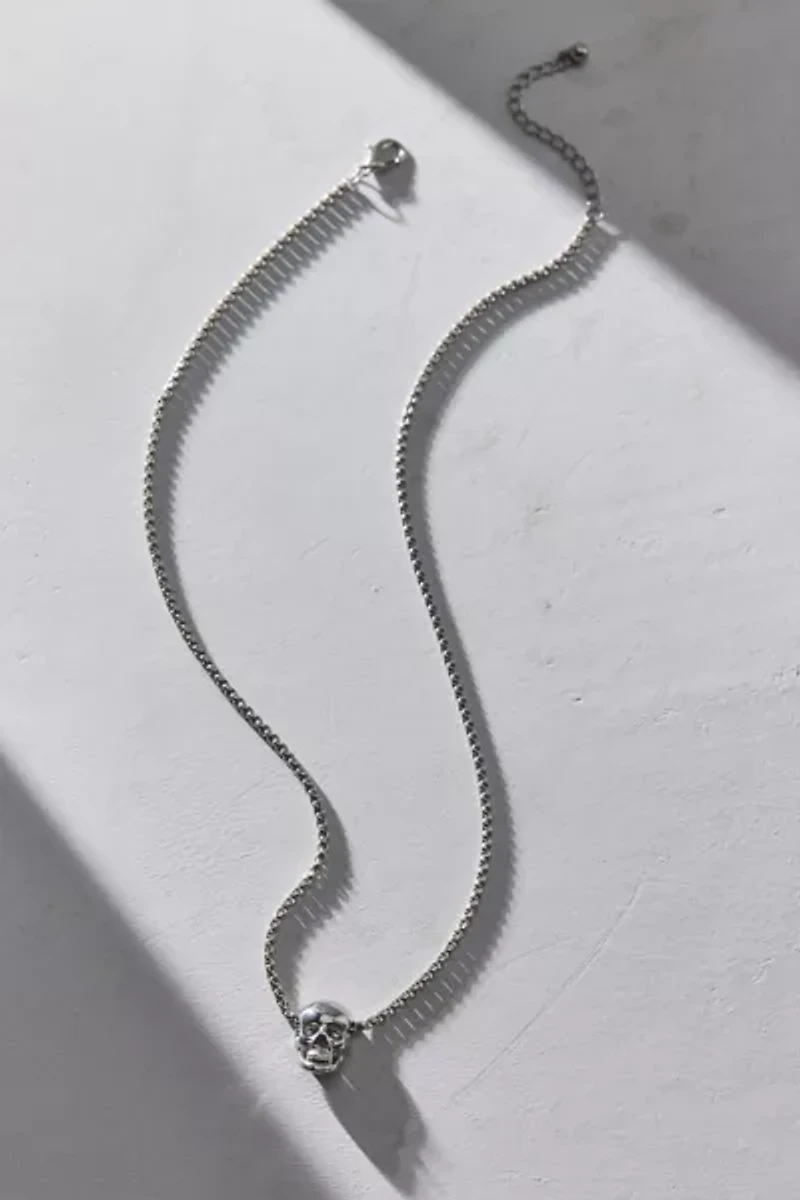Delicate Skull Necklace