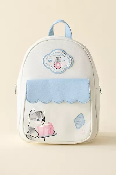 Mofusand Faux Leather Backpack
