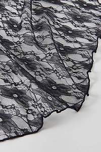 Sheer Lace Veil Headband