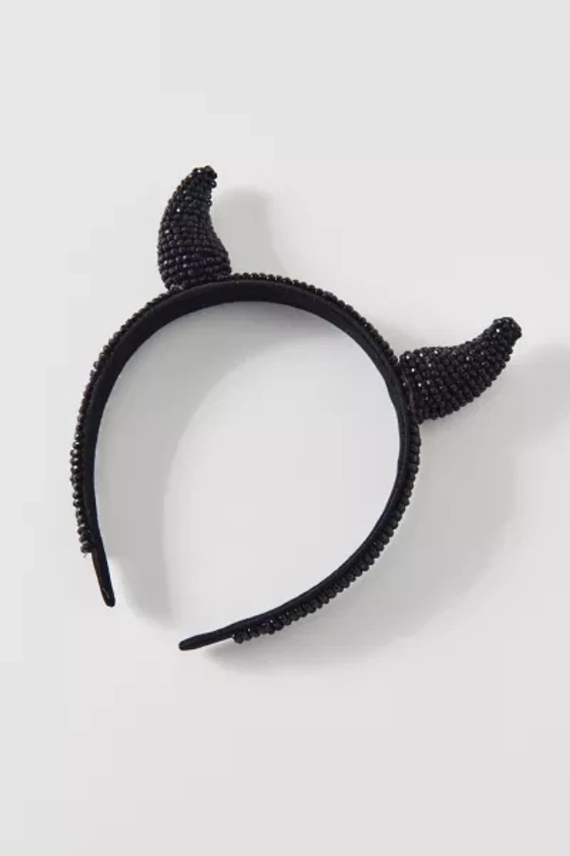 Rhinestone Horn Headband