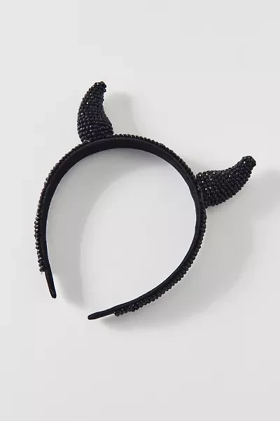 Rhinestone Horn Headband