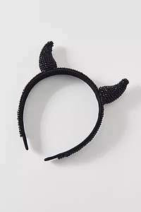 Rhinestone Horn Headband