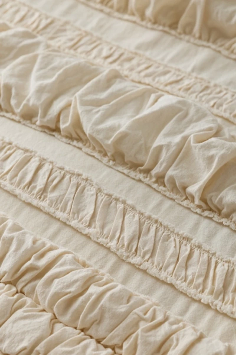 Hilo Cinch Ruffle Duvet Cover