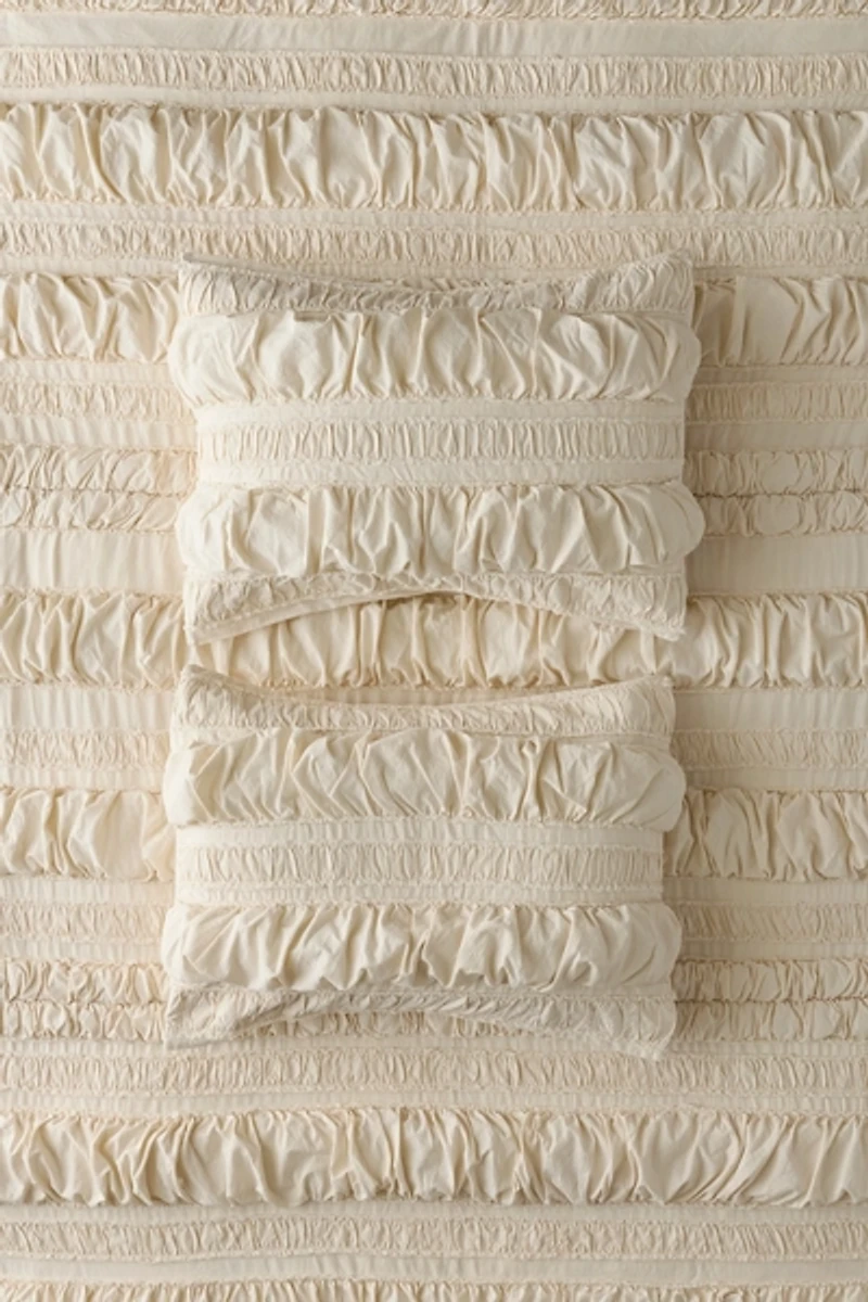 Hilo Cinch Ruffle Sham Set
