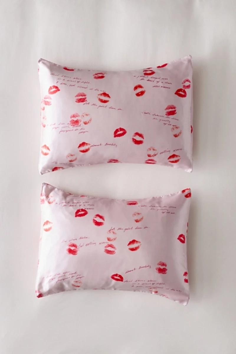 Love Note Satin Sham Set