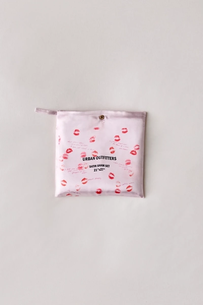 Love Note Satin Sham Set