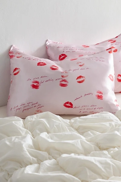 Love Note Satin Sham Set
