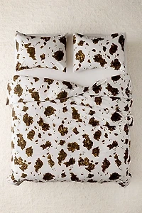 Cow Print Patterned Duvet Cover Set