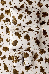Cow Print Patterned Sheet Set