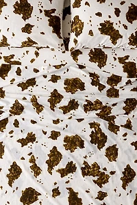 Cow Print Patterned Sheet Set