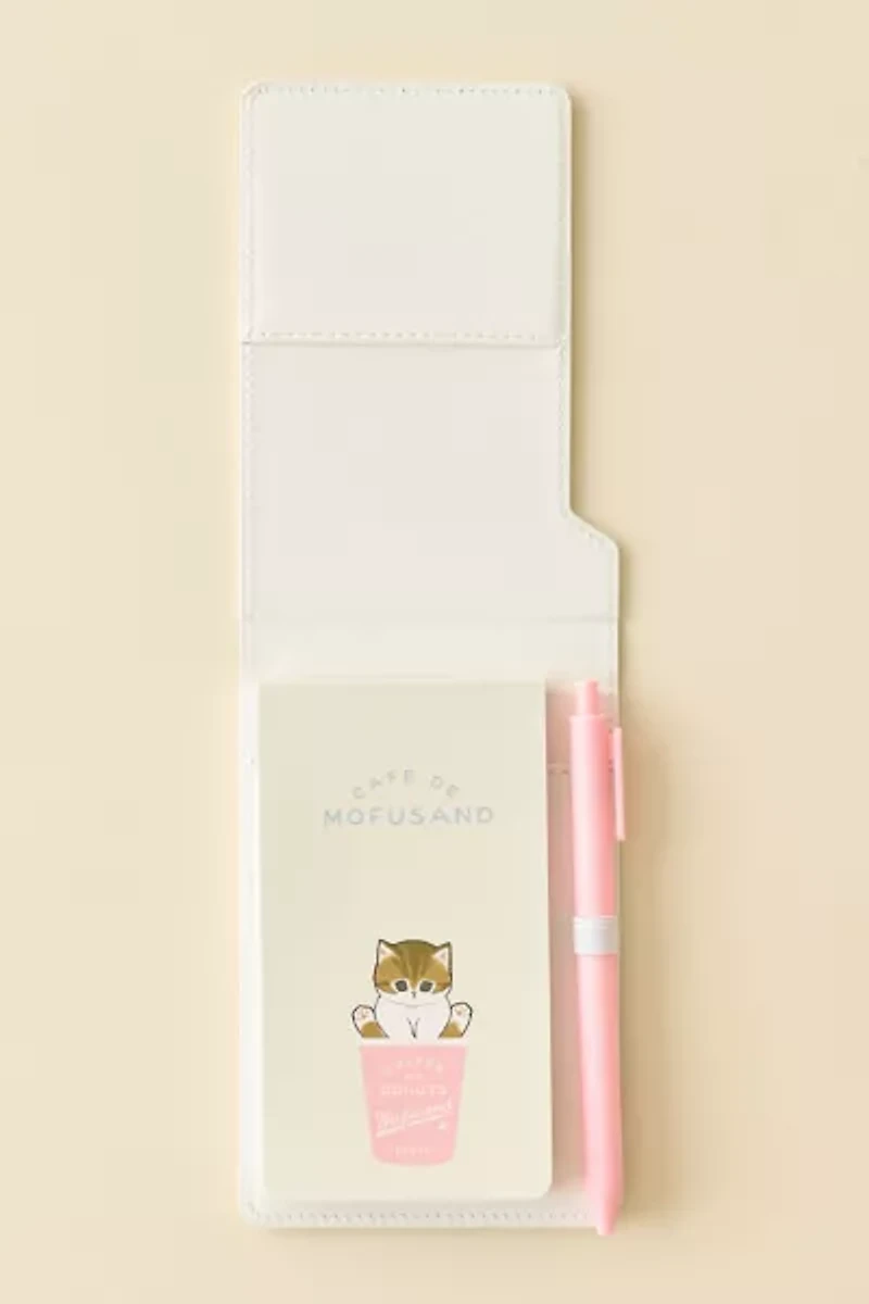 Mofusand Pocket Jotter Notebook & Pen Set