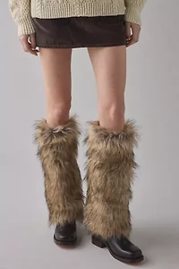 Faux Fur Leg Warmers