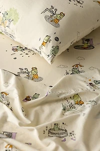 Silly Frogs Patterned Sheet Set