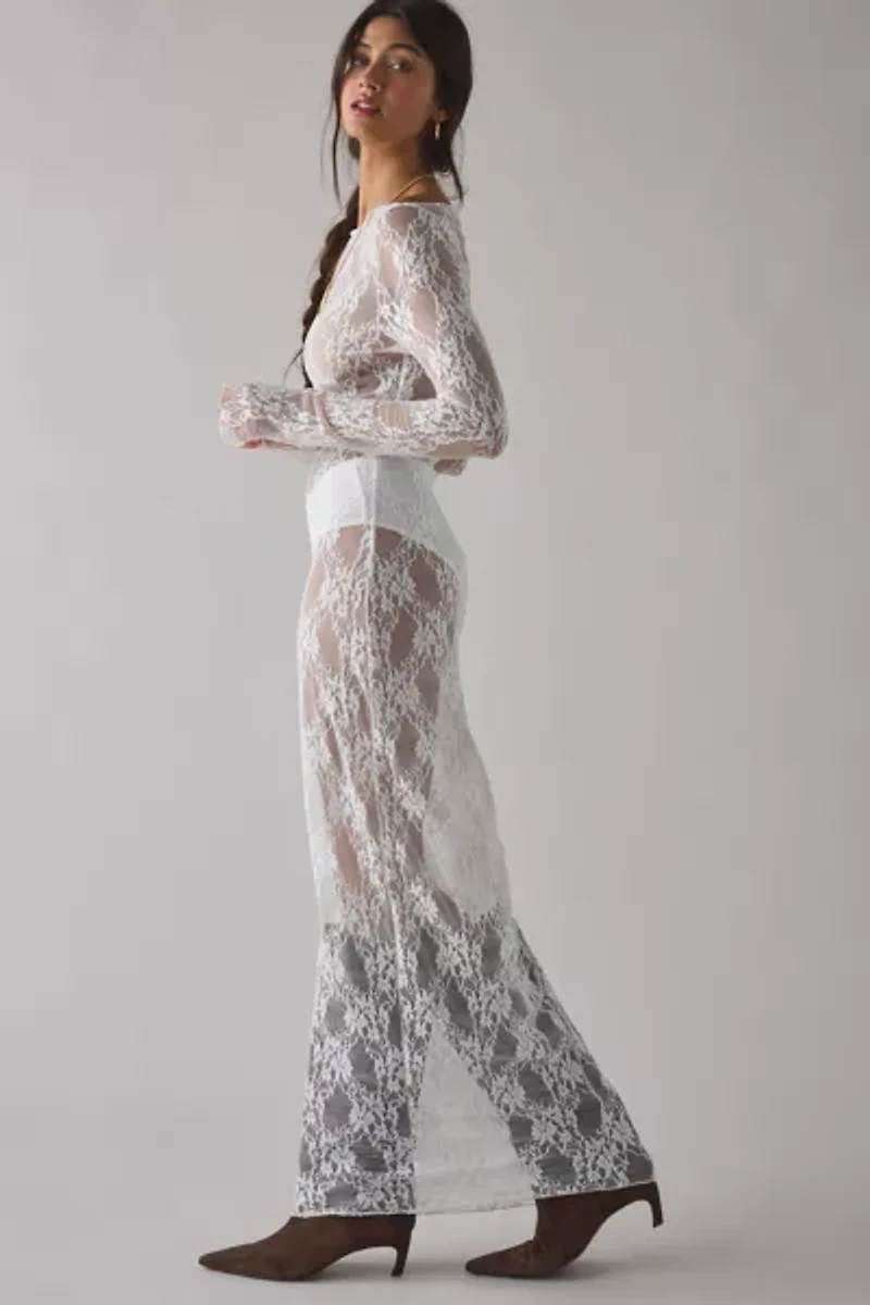 CAMPBELL&KRAMER X ReMADE By UO Demeter Boatneck Maxi Dress