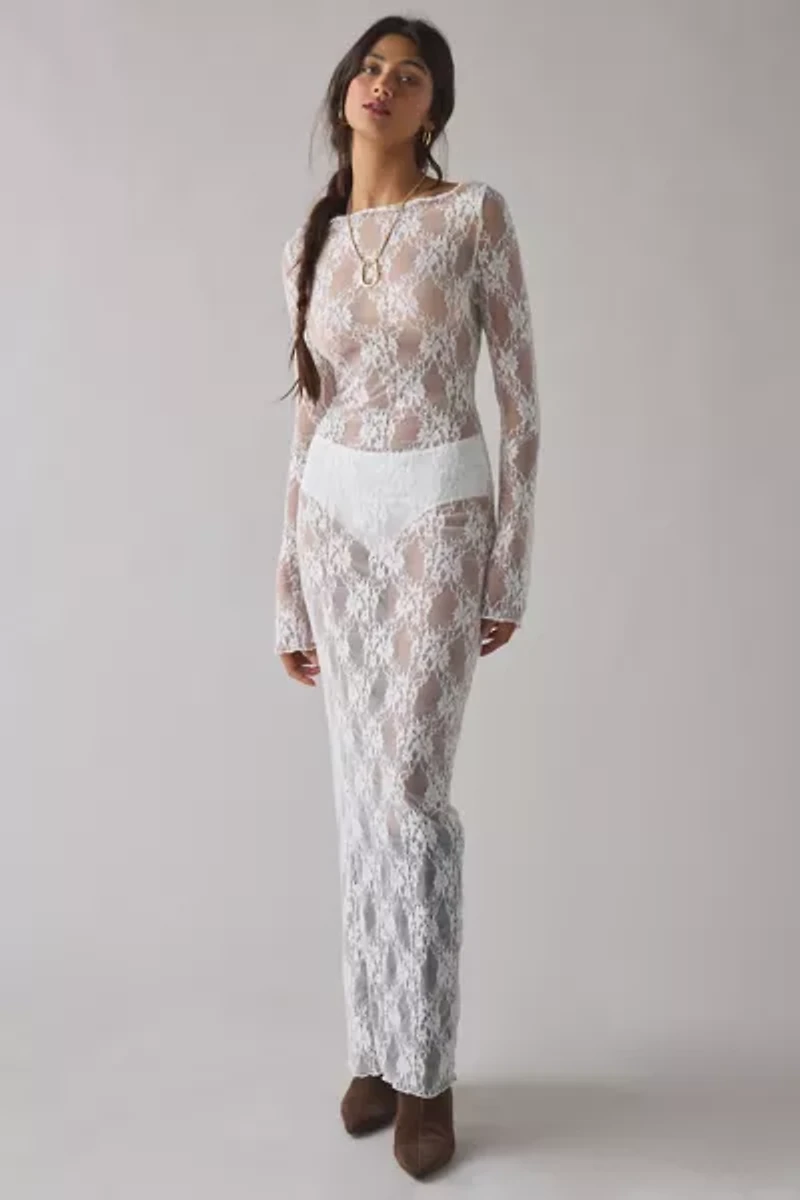 CAMPBELL&KRAMER X ReMADE By UO Demeter Boatneck Maxi Dress