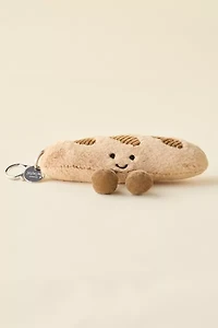 Jellycat Amuseables Baguette Plushie Bag Charm